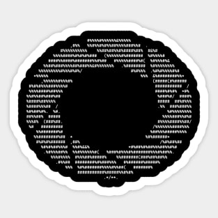 Ascii Aperture Sticker